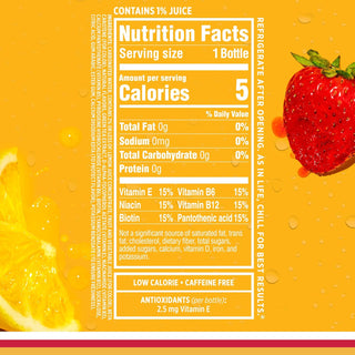 Sparkling Ice Flavored Sparkling Water, Strawberry Lemonade, 17 oz (Pack of 12)