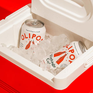 Olipop Sparkling Prebiotic Soda, Vintage Cola, 12oz (Pack of 12)
