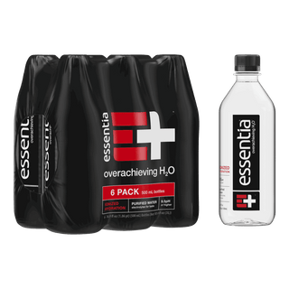 Essentia Ionized Alkaline 9.5 pH Bottled Water, 16.9oz (Pack of 24)