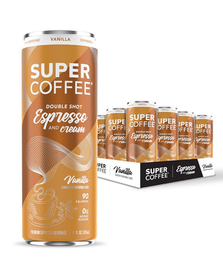 Super Coffee Espresso, Vanilla, 11oz (Pack of 12)