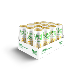 Liquid Death Sparkling Water, MTN Don't, 19.2oz (Pack of 12)