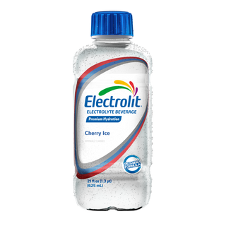 Electrolit Electrolyte Hydration Beverage, Cherry Ice, 21oz (Pack of 12)