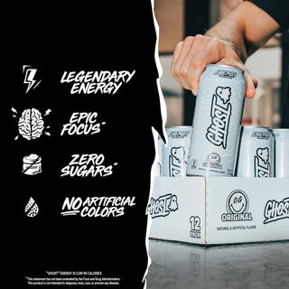Ghost Energy Drink, Original, 16oz (Pack of 12)