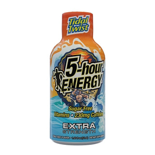 5-Hour Energy Shot Extra Strength Tidal Twist, 1.93 Fluid Ounce, 12 Per Pack, 18 Per Case