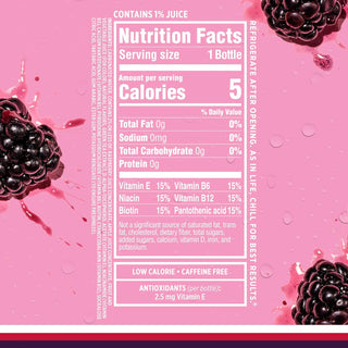 Sparkling Ice Flavored Sparkling Water, Grape Raspberry, 17 oz (Pack of 12)