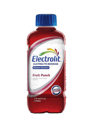 Electrolit Electrolyte Hydration Beverage, Fruit Punch, 21oz (Pack of 12)