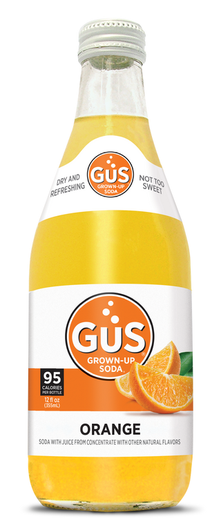 GuS Soda Orange 12 oz, Multi Pack