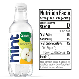 Hint Fruit-Infused Water, Pineapple, 16oz (Pack of 12)