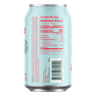 Olipop Sparkling Prebiotic Soda, Tropical Punch, 12oz (Pack of 12)