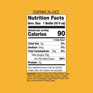 Just Ice Tea, Half Tea & Half Lemonade, 16oz (Pack of 6)