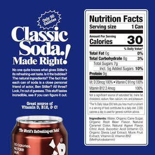 Stiller’s Soda, Root Beer, 12oz (Pack of 12)