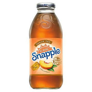 Snapple All Natural, Peach Tea, 16 oz Plastic Bottles (Pack of 12)