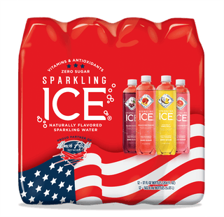 Sparkling Ice Naturally Flavored Sparkling Water, Pink 4 Flavor Variety, 17 oz (Pack of 12)