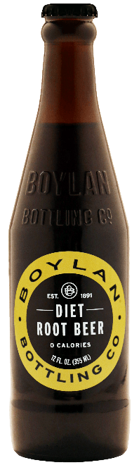 Boylan Soda, Diet Root Beer, 12oz - Multi-Pack