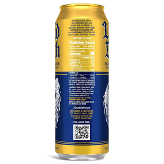 Liquid Death Sparkling Water, Dead Billionaire, 19.2oz (Pack of 12)