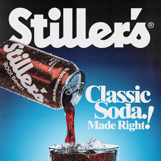 Stiller’s Soda, Root Beer, 12oz (Pack of 12)