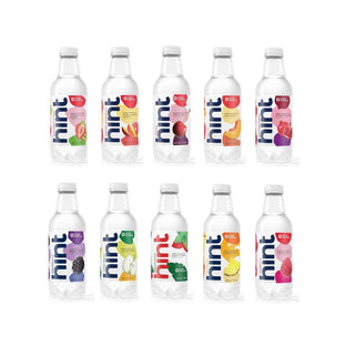 Hint Premium Essence Water 10 Flavor Variety Pack, 16 Ounce Bottles (Pack of 12)