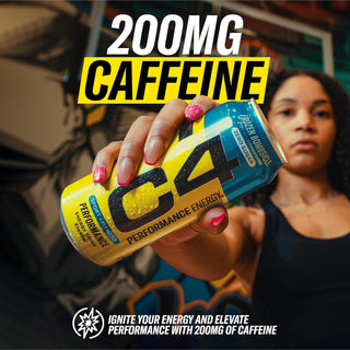 Cellucor C4 Performance Zero Sugar Energy Drink, Orange Slice, 16oz (Pack of 12)