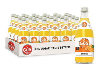 GuS Soda Orange 12 oz, Multi Pack