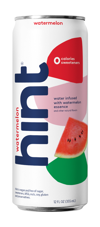Hint Water, Watermelon, 12oz Cans (Pack of 12)