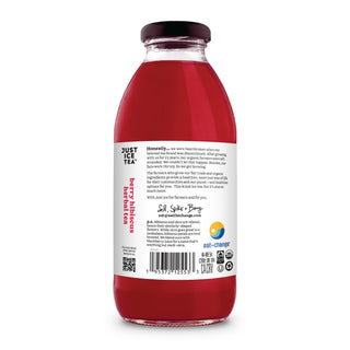 Just Ice Tea, Berry Hibiscus Herbal Tea, 16oz (Pack of 12)