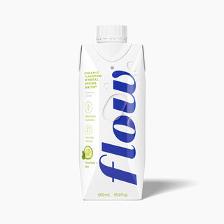 Flow Alkaline Spring Water, Cucumber and Mint, 16.9oz (Pack of 12)
