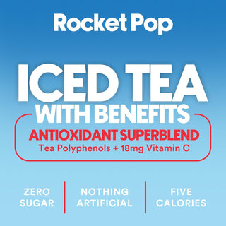 RYL Iced Tea, Rocket Pop, 16oz (Pack of 12)