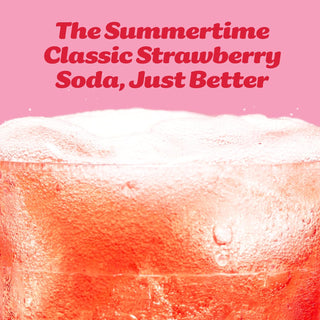 Slice Prebiotic & Probiotic Soda Pop, Strawberry, 12oz (Pack of 12)