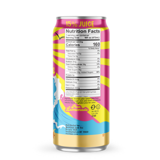 Montauk Premium Iced Tea, Pink Lemonade, 16oz Cans (Pack of 12)