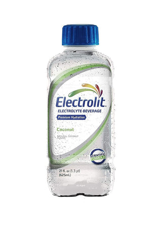 Electrolit Electrolyte Hydration Beverage, Coconut, 21oz (Pack of 12)