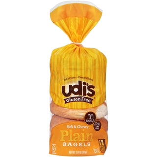 Udi's Plain Bagel, 13.9 Ounce, 8 Per Case