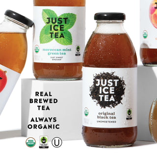 Just Ice Tea, Original Black Tea, 16oz (Pack of 6)