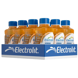 Electrolit Electrolyte Hydration Beverage, Orange, 21oz (Pack of 12)