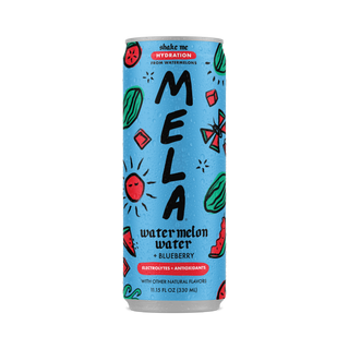 Mela Watermelon Water, Blueberry, 330ml / 11.15 oz (Pack of 12)