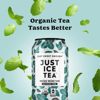 Just Ice Tea, Enjoy Mint Tea, 12oz (Pack of 12)