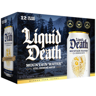 Liquid Death Still Mountain Water 12oz (Pack of 12)
