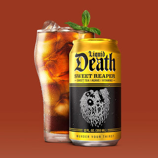 Liquid Death Iced Tea, Sweet Reaper, 12oz (Pack of 12)