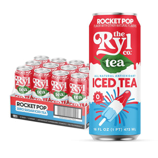 RYL Iced Tea, Rocket Pop, 16oz (Pack of 12)