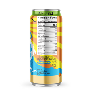 Montauk Premium Iced Tea, Lemonade, 16oz Cans (Pack of 12)