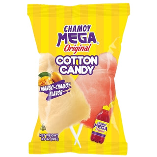 Chamoy Mega Mango-Chamoy Cotton Candy, 3.1 Ounce, 12 Per Case