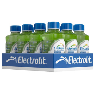 Electrolit Electrolyte Hydration Beverage, Green Apple, 21oz (Pack of 12)