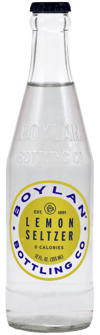Boylan Flavored Seltzer Water, Lemon, 12oz - Multi-Pack
