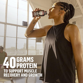 Muscle Milk PRO Series 40g Protein Shake, Knockout Chocolate, 14oz (Pack of 12)