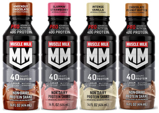 Muscle Milk PRO Series 40g Protein Shake, 4 Flavor Variety, 14oz (Pack of 12)