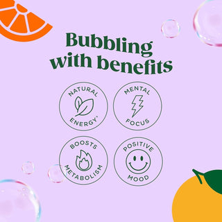 Bloom Sparkling Energy Drink, Juicy Orange, 12oz (Pack of 12)