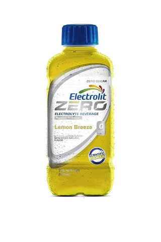 Electrolit ZERO Electrolyte Hydration Beverage, Lemon Breeze, 21oz (Pack of 12)