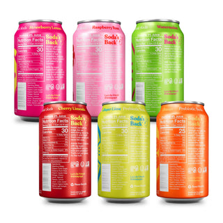Poppi Prebiotic Soda, Fun Favorites Variety, 12oz (Pack of 12)