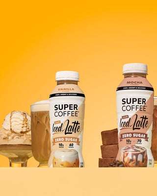 Super Coffee, Vanilla Latte, 12oz (Pack of 12)
