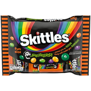 Skittles Halloween Sour Fun Size Shriekers Candy Display, 20 Count