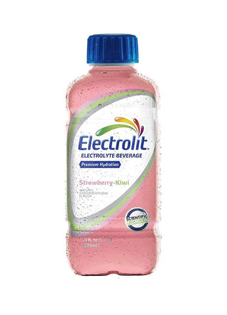 Electrolit Electrolyte Hydration Beverage, Strawberry Kiwi, 21oz (Pack of 12)